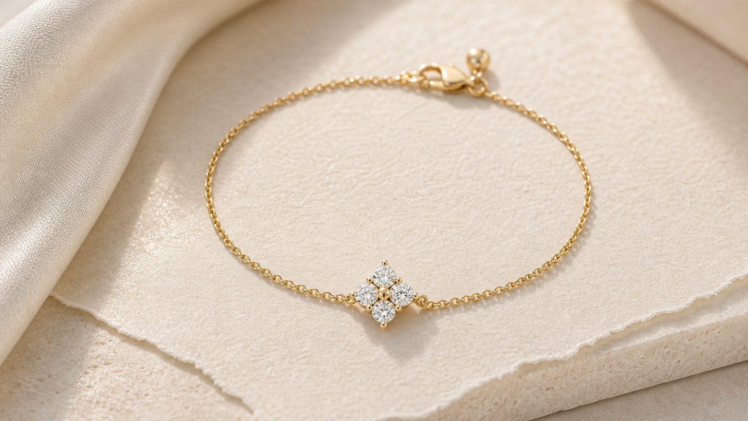 Bloom Diamond Bracelet styled for sustainable fine jewelry