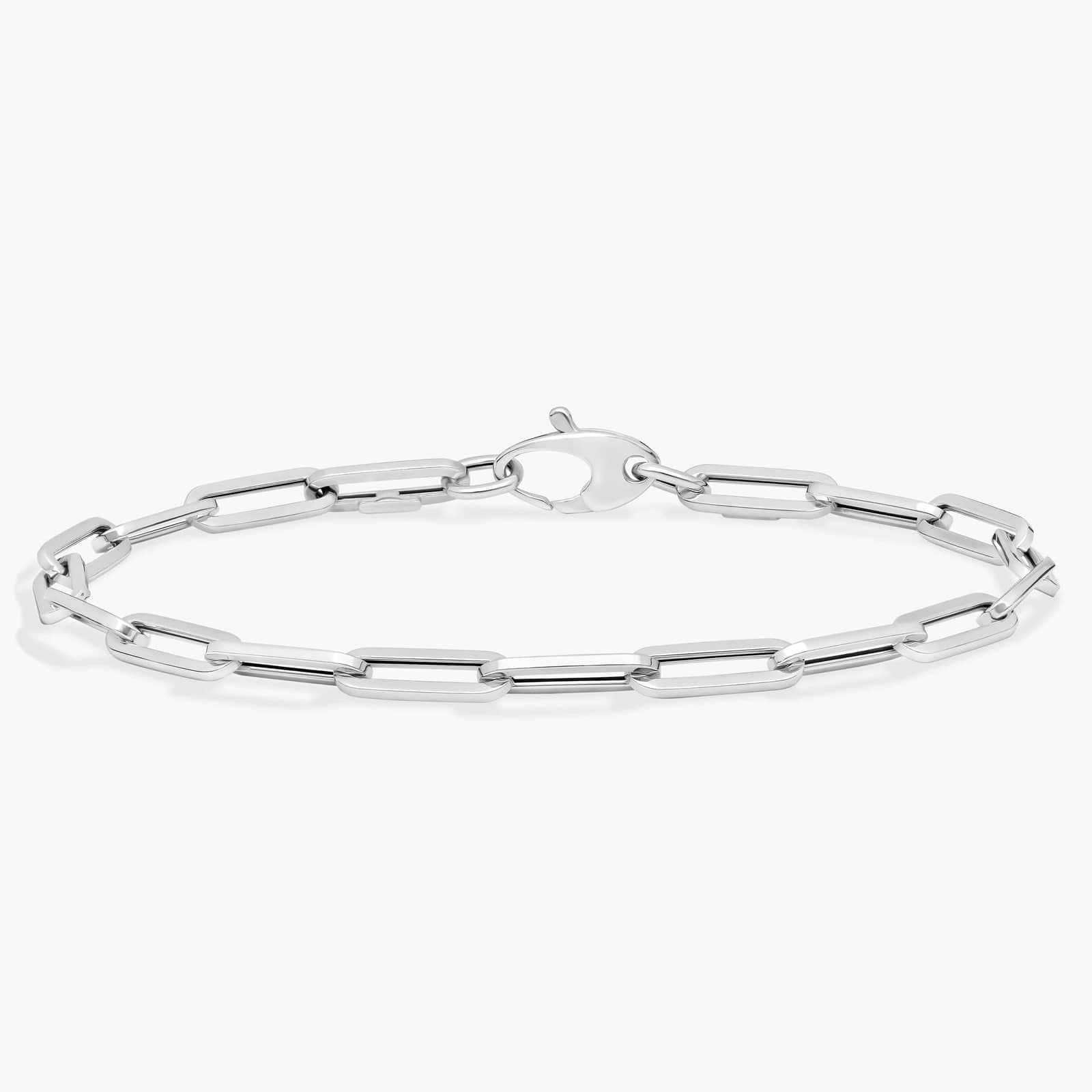 Serena Mini Paperclip Gold Bracelet