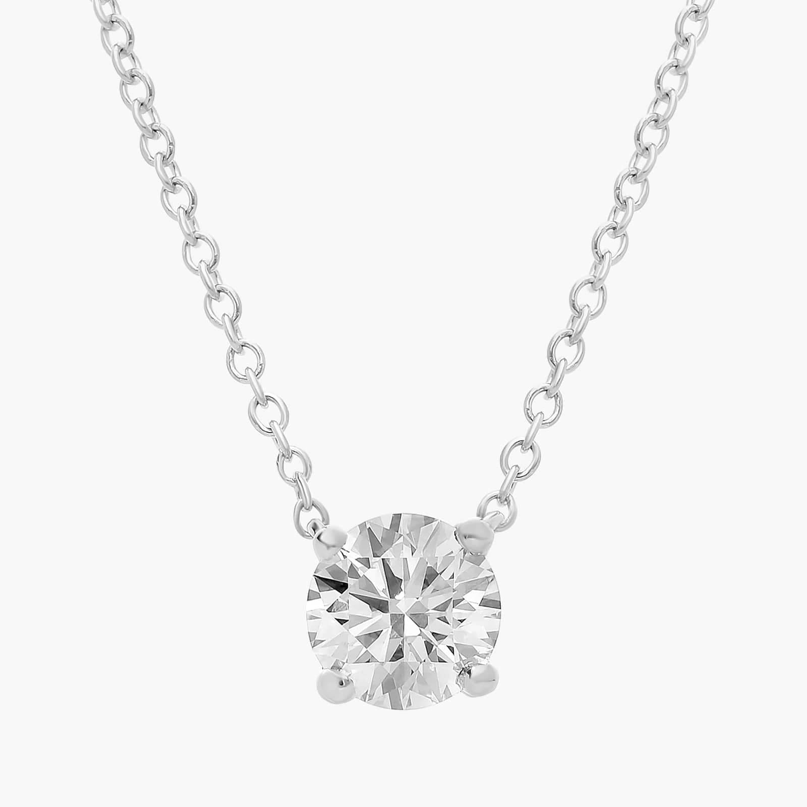 Eterna Round Diamond Pendant